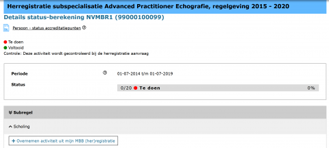 Overnemen activiteit mbb