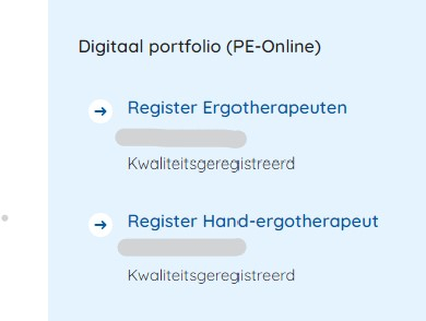 Digitaal portfolio openen Mijn KP