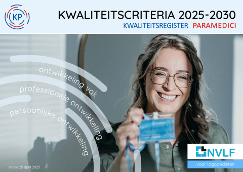 Kwaliteitscriteria logopedisten (2025-2030)
